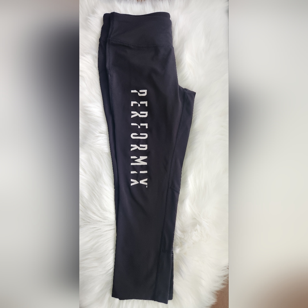 Womens Size Medium Black Performix Brand Running Leggings